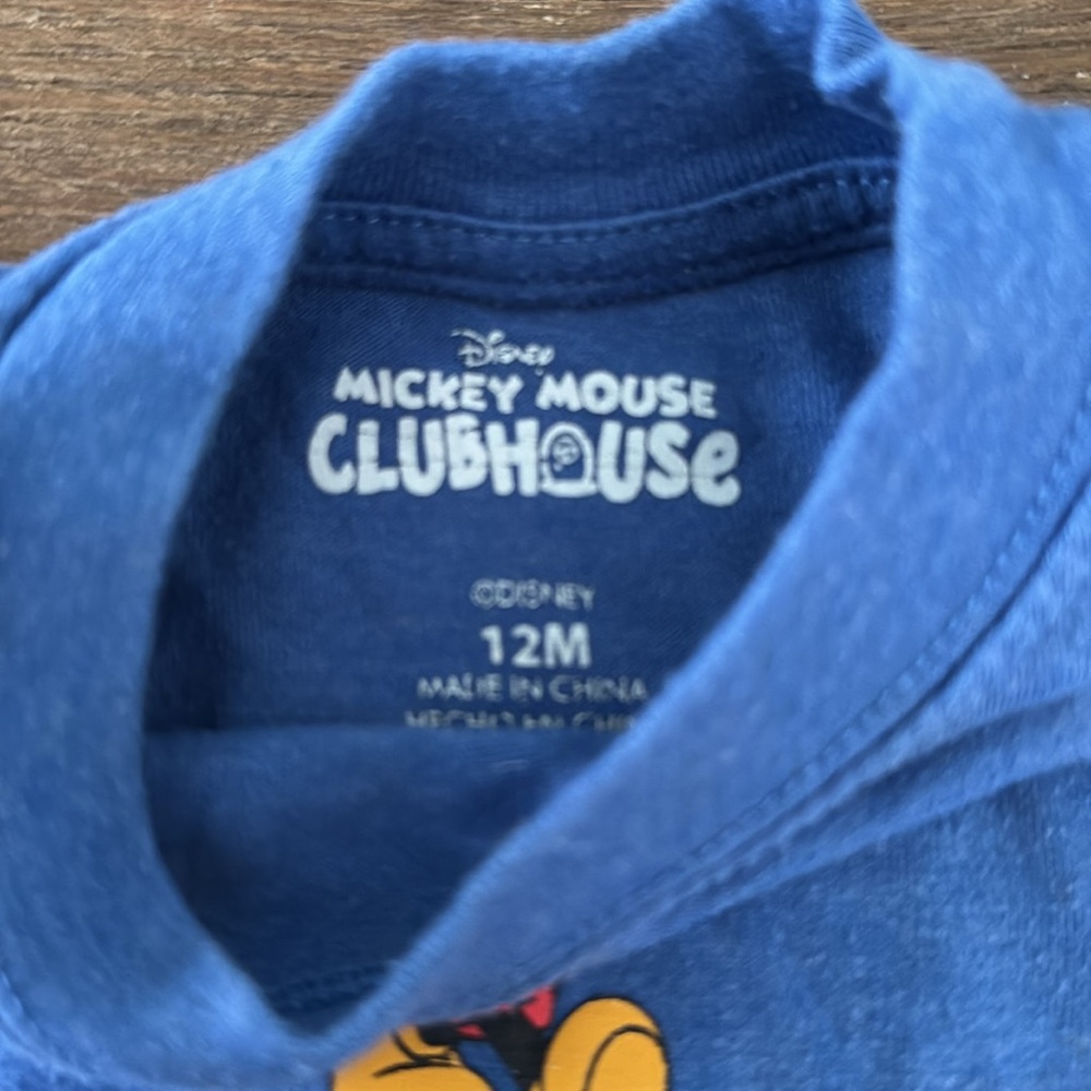 Mickey Mouse Clubhouse 12 month Mickey shirt - Picture 2 of 5